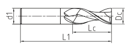 Фрезы VHM M110-2ES